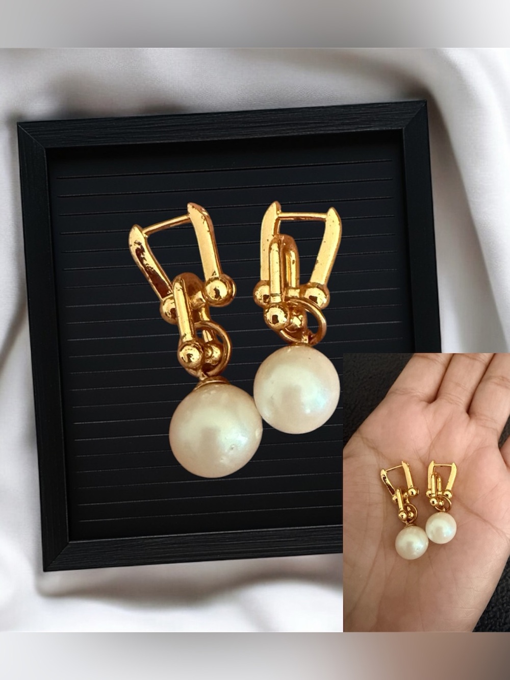 Authentic South Sea Pearl Drop Earrings - Women Jewelry